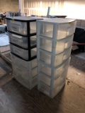 PLASTIC STORAGE DRAWER UNITS