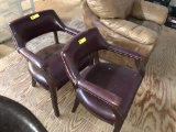 LEATHER EXECUTIVE CLIENT CHAIRS