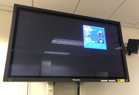 50" PANASONIC MONITOR WITH WALL MOUNT BRACKET