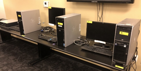 LOT CONSISTING OF (2) HP Z400 WORKSTATIONS