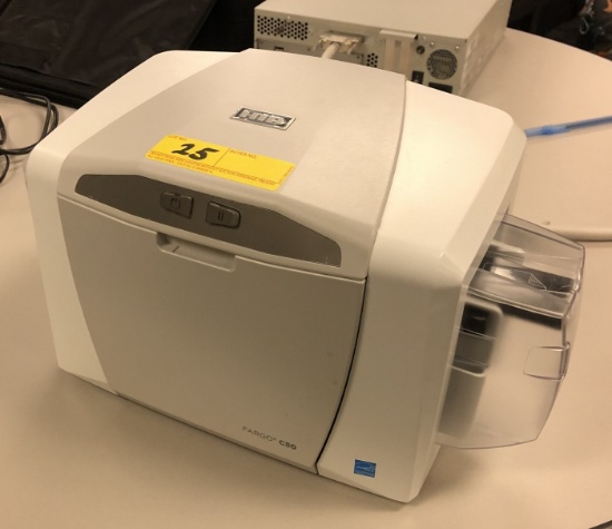 FARGO (MODEL #C50) ID PRINTER WITH POWER CORD