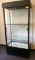 ROLLING LIGHTED GLASS DISPLAY CABINET