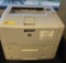 HP LASERJET PRINTER AND TABLE (MODEL # 5200TN)