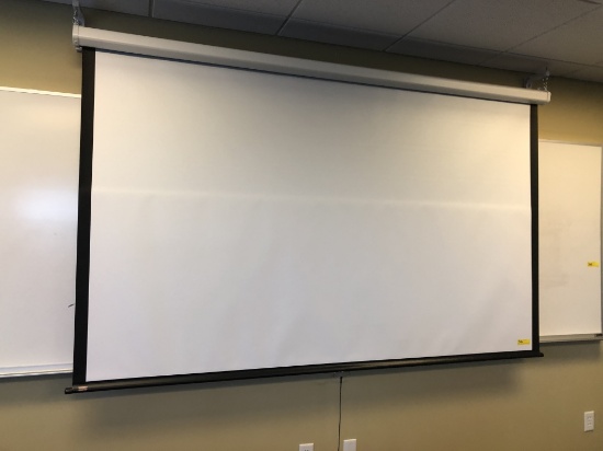LOT CONSISTING OF PROJECTOR SCREEN, WHITE BOARD