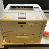 HP LASERJET PRINTER AND PRINTER TABLE