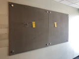 MEMO BOARD WITH PLEXIGLASS COVER 4' X 4'