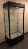 ROLLING LIGHTED DISPLAY CABINET