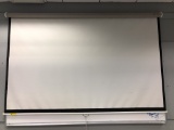 PROJECTION SCREEN AND WHITE BOARD