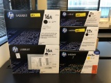 ASSORTED HP TONER CARTRIDGES