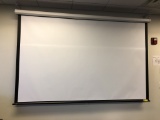 PROJECTION SCREEN, WHITE BOARD AND BULLETIN BOARD