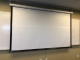 LOT CONSISTING OF PROJECTOR SCREEN, WHITE BOARD