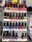 LOT CONSISTING OF COUNTER TOP DISPLAY UNIT WITH KISS NEW YORK GEL STRONG NAIL POLISH