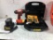BLACK AND DECKER 18V CORDLESS DRILL WITH CHARGER, (2) BATTERIES, DRILL BITS AND CASE