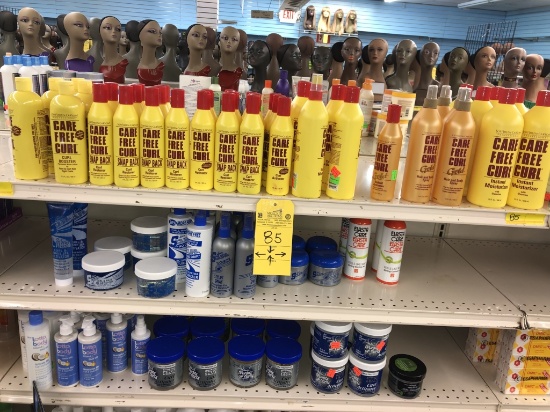 LOT CONSISTING OF CURL RESTORERS, STYLING SPRAYS, HAIR CARE PRODUCTS AND HAIR CONDITIONING KITS
