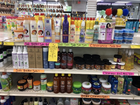 LOT CONSISTING OF STYLING CREAMS, SHAMPOOS, HAIR SPRAYS, MOISTURIZERS, HAIR CONDITIONERS AND