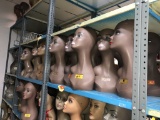 LOT CONSISTING OF HEAD MANNEQUINS (APPROX. 25+/- WHICH INCLUDE (13) NEW IN BOX)