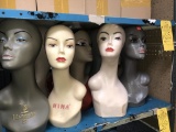 LOT CONSISTING OF HEAD MANNEQUINS (APPROX. 35+/- WHICH INCLUDE (5) NEW IN BOX)