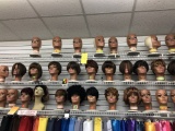 HEAD MANNEQUINS (SOME WITH HAIR PIECES)