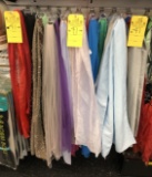 LOT CONSISTING OF ASSORTED SOLID COLOR LONG SCARVES (APPROX. 100+/- PCS.)