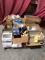PALLET CONSISTING OF RESPIRATORS, RESPIRATOR CANISTERS AND RETAINERS, LARGE AND SMALL ROLLS MASKING