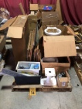 PALLET CONSISTING OF (3) TOILETS, ASSORTMENT OF PLEXIGLAS SHEETS, ULINE REFRIGERATOR REPLACEMENT