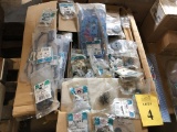 PALLET ASSORTED PARTS AND KITS: GASKETS, TUNE-UP KITS, GEAR HOUSING KITS, PROPELLER NUT KITS,