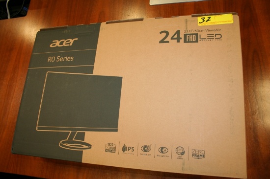 NEW IN BOX ACER 24" LED RO SERIES MONITOR