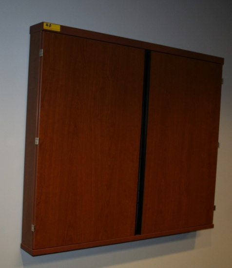 ENCLOSED DRY ERASE BOARD CABINET