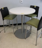 HIGH TOP TABLES WITH BAR HEIGHT CHAIRS **HIGH BID/AMOUNT WILL BE MULTIPLED BY THE QUANTITY**