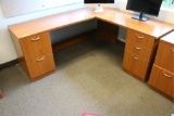 L SHAPED WOODEN DESKS **HIGH BID/AMOUNT WILL BE MULTIPLED BY THE QUANTITY**