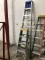 FIBERGLASS AND ALUMINUM 4' STEP LADDER AND