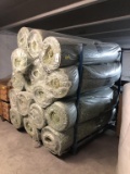 ROLLS OF FLOOR UNDERLAYMENT INCLUDES METAL RACK