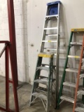 FIBERGLASS AND ALUMINUM 4' STEP LADDER AND