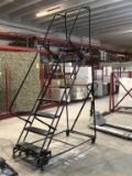 BALLYMORE 8' STEP ROLLING LADDER