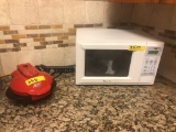 LOT CONSISTING OF MICROWAVE,