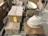 VARIOUS SIZED CERAMIC SINKS