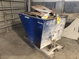 METAL TILT DUMPSTER, 6000 POUND CAPACITY