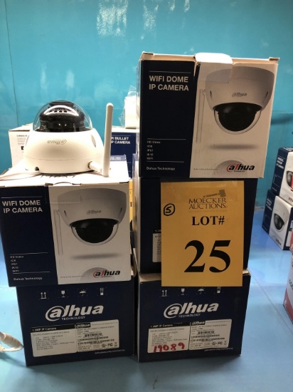 ASSORTED DAHUA WIFI DOME IP CAMERAS