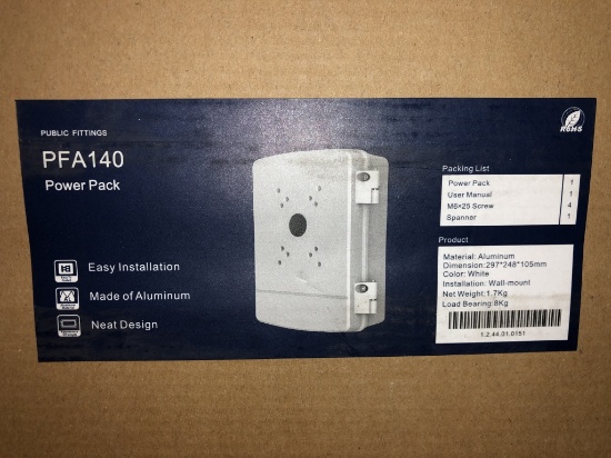 DAHUA / PUBLIC FITTINGS POWER PACK