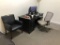 LOT CONSISTING OF: OFFICE SUITE CONSISTING OF: WOOD DESK,