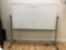 PORTABLE DRY ERASE BOARD ON CASTERS