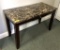 SMALL DESK WITH IMITATION MARBLE TOP 4'  X 23