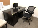 LOT CONSISTING OF: OFFICE SUITE CONSISTING OF: WOOD DESK,