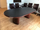 HIGH QUALITY WOOD CONFERENCE TABLE WITH REMOVABLE