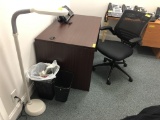 LOT CONSISTING OF: CONTENTS OF OFFICE; (2) DESKS, 4 DRAWER LATERAL FILE,