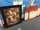 LOT CONSISTING OF: ASSORTED FRAMED DECORATIVE PRINTS