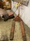 LOT CONSISTING OF PALLET JACK AND FLOOR SWEEPER