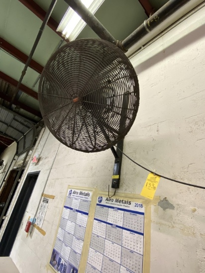 (4) WALL FANS (1) FLOOR FAN