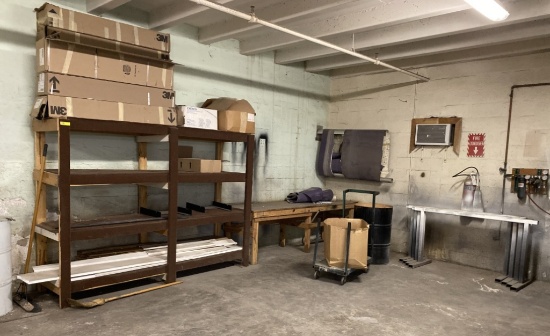 LOT CONSISTING OF THE CONTENTS OF PAINTING AREA