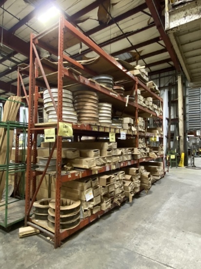 SECTIONS OF PALLET RACKING
